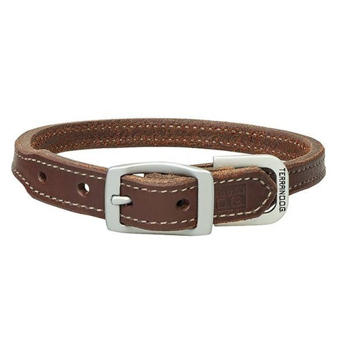 Weaver Hybrid Harness Leather Dog Collar- Oiled