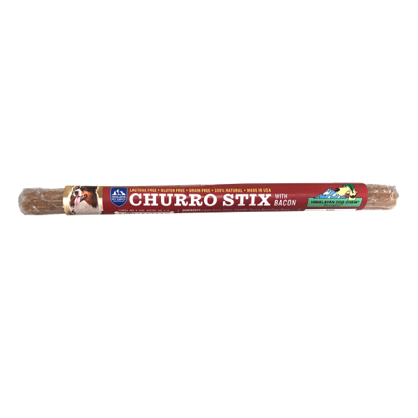 Himalayna Dog Chew Churro Bacon 10"