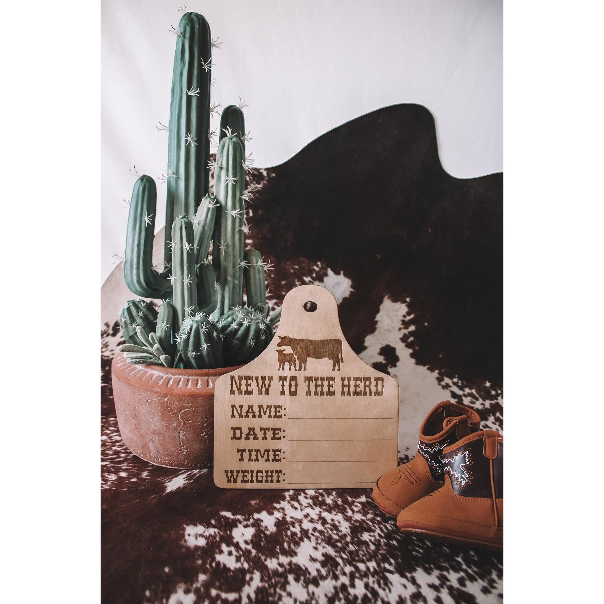 Cowtag Birth Stat Sign