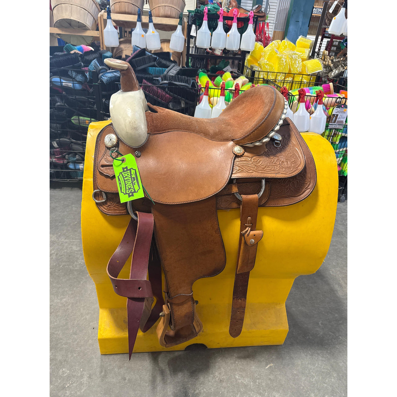 Used 15" Western Rawhide Saddle