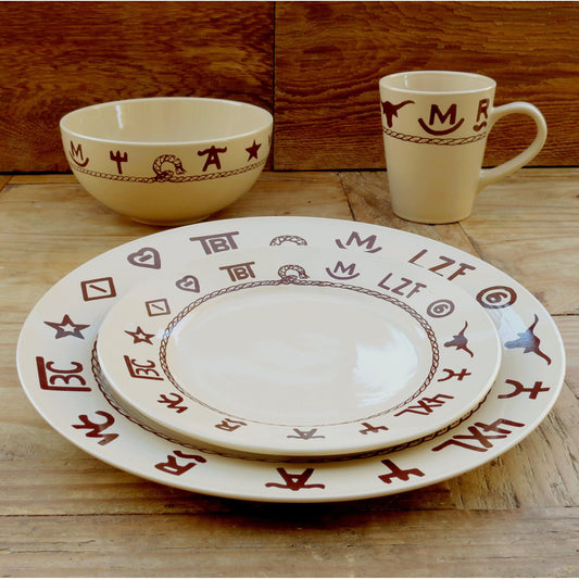 West Creation Brands 16 Pieces Place Setting Dinnerware Set