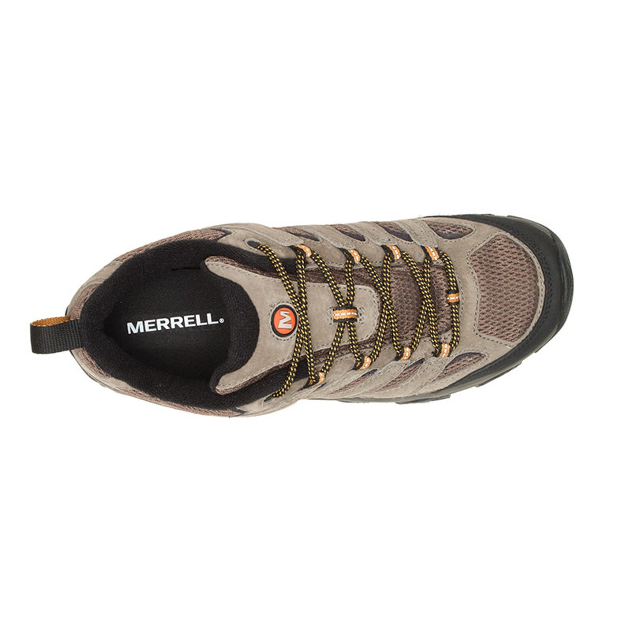 Merrell Men's Moab 3 Waterproof Wide Hiking Shoe- Walnut