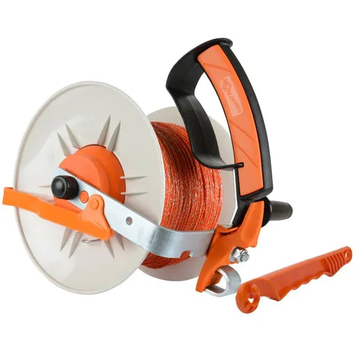 Gallagher Geared Reel - Pre Wound w/ Orange Turbo Wire