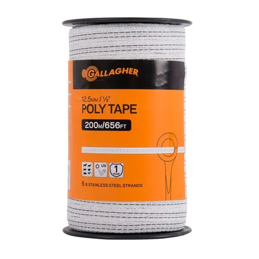 Gallagher 12.5mm Poly Tape-200m