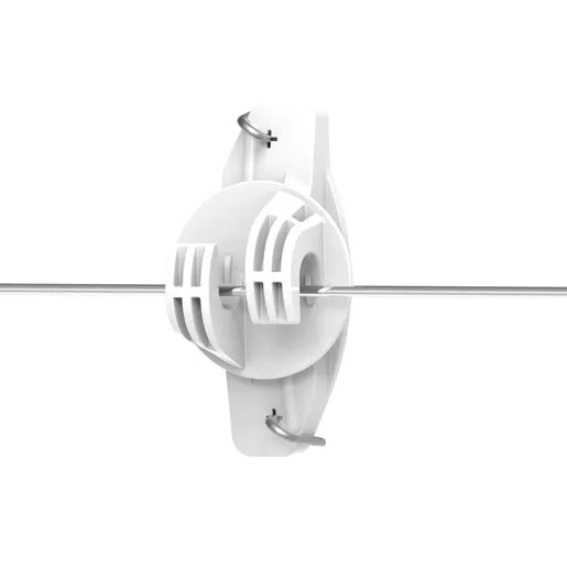 Gallagher Wood Post Wide Jaw Claw Insulator-25PK Black