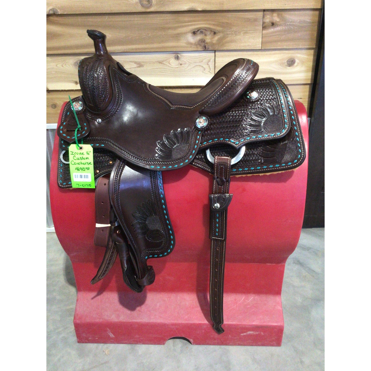 Irvine 16" Custom Cowhorse Saddle