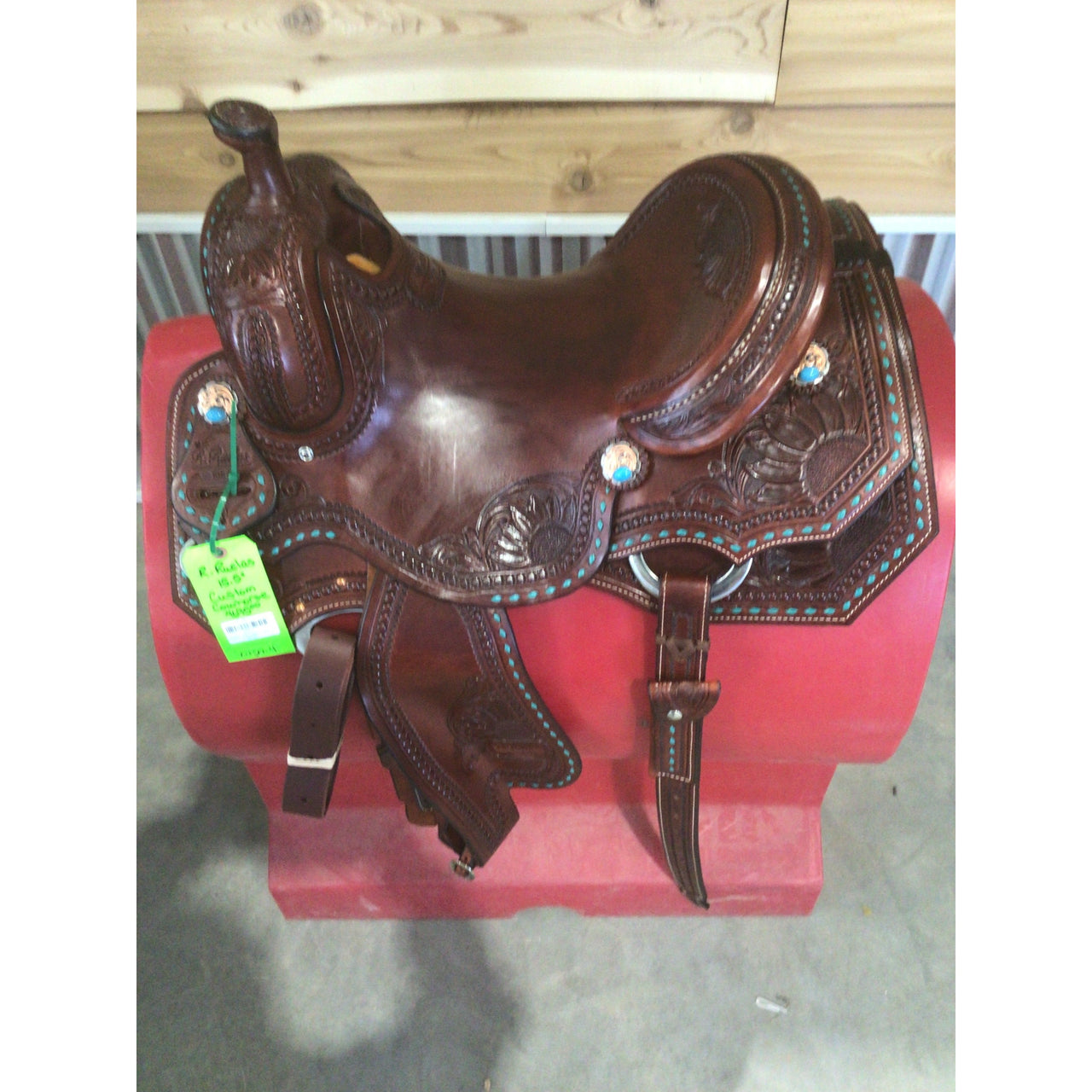 R. Ruelas  15.5" Custom Cowhorse Saddle