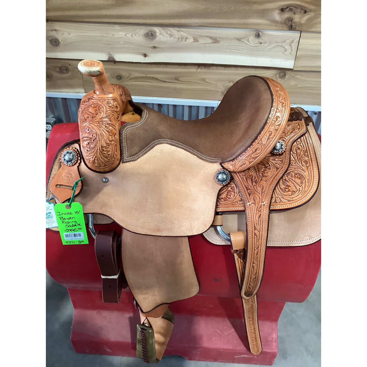 Irvine 15" Bowen Roping Saddle