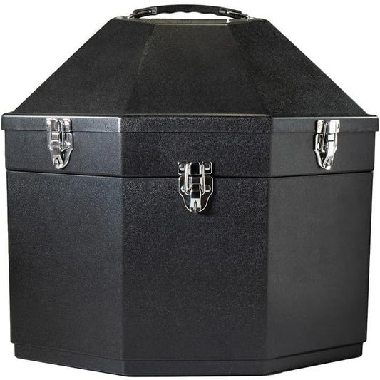 Double Flip Latch Hat Can - Black