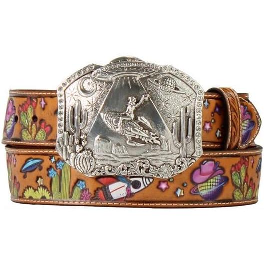 Angel Ranch Women's Cosmic Cowgirl Belt- Multi - Irvine Tack & Western Wear