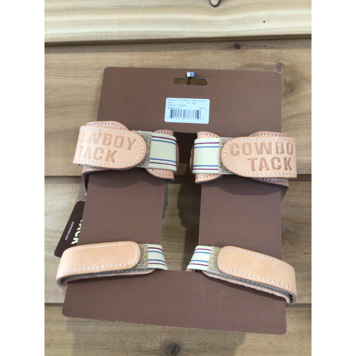 Cowboy Tack Hook & Loop Skid Boot - Tan