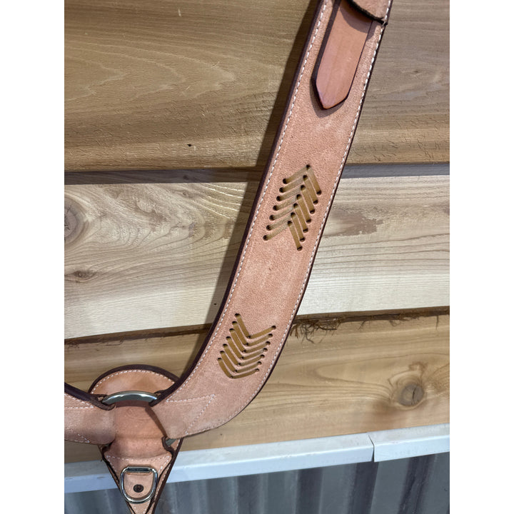 Irvine Pulling Breast Collar Rough Out w/Rawhide Arrow
