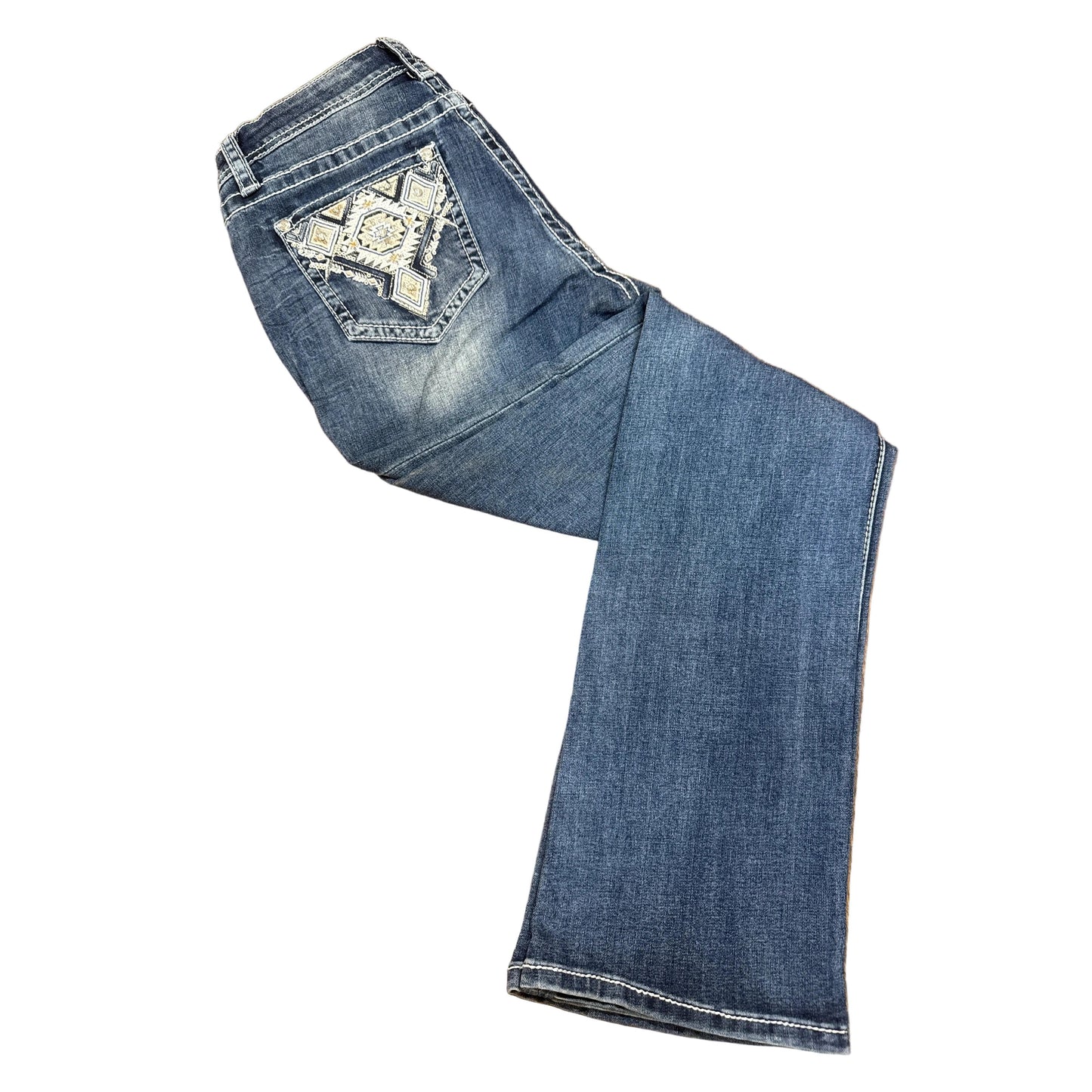 Grace in LA Women's Jeans- Aztec Flap