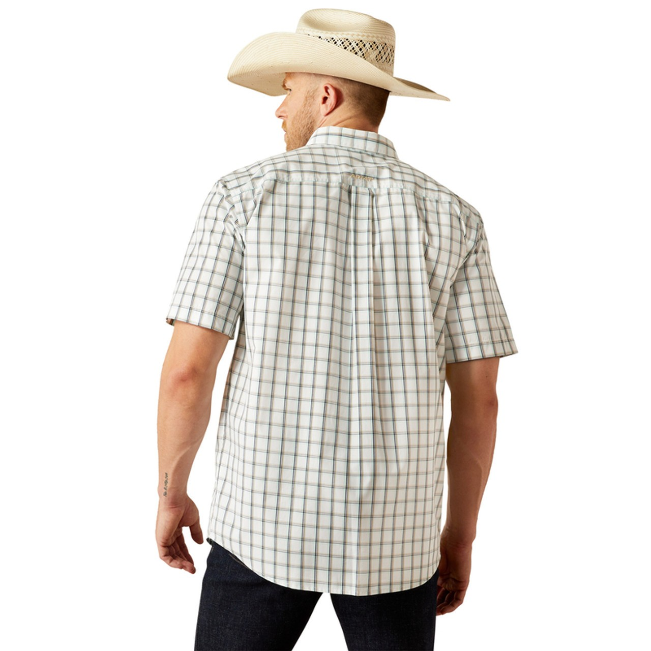 Ariat Men's Pro Series Cooper Classic Fit Shirt- White