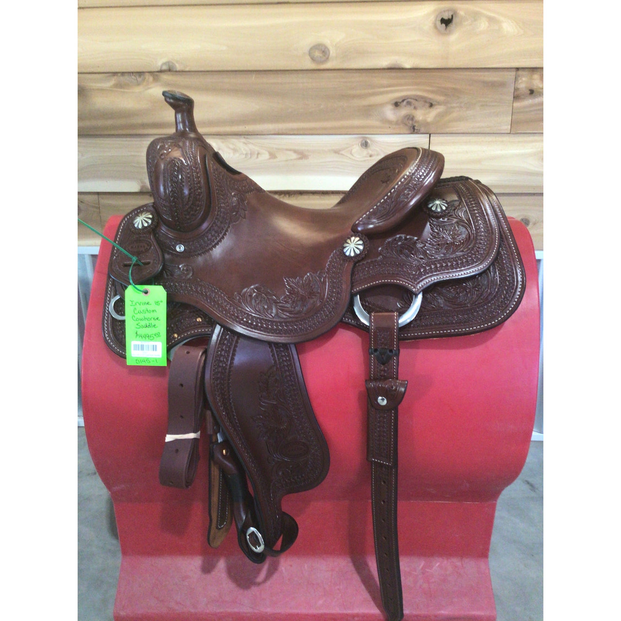 Irvine Custom 15" Cowhorse Saddle