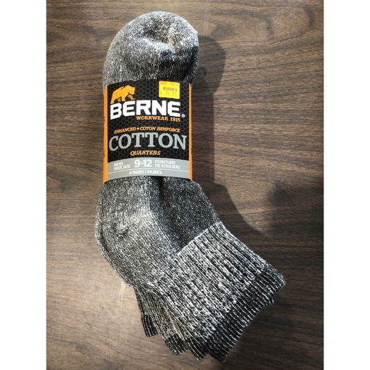 Berne Men's Quarter Socks - Assorted Colours - Irvine Tack & Western Wear