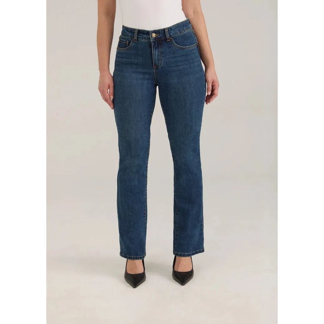 FDJ Women's Christina Boot Leg Jeans - Dark Wash