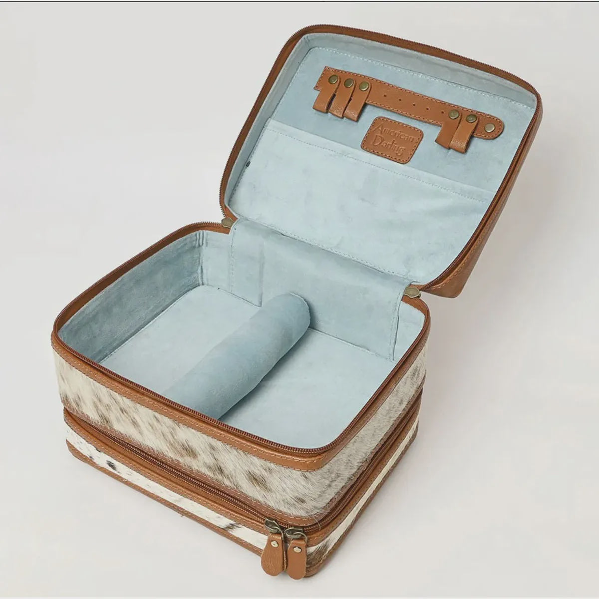 American Darling Leather Hide Jewelry Accessory Case