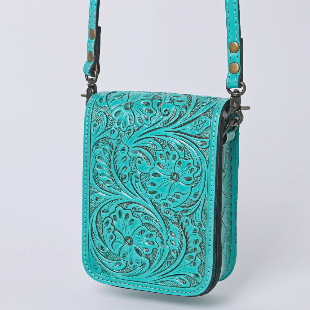 American Darling Leather Purse - Turquoise-1