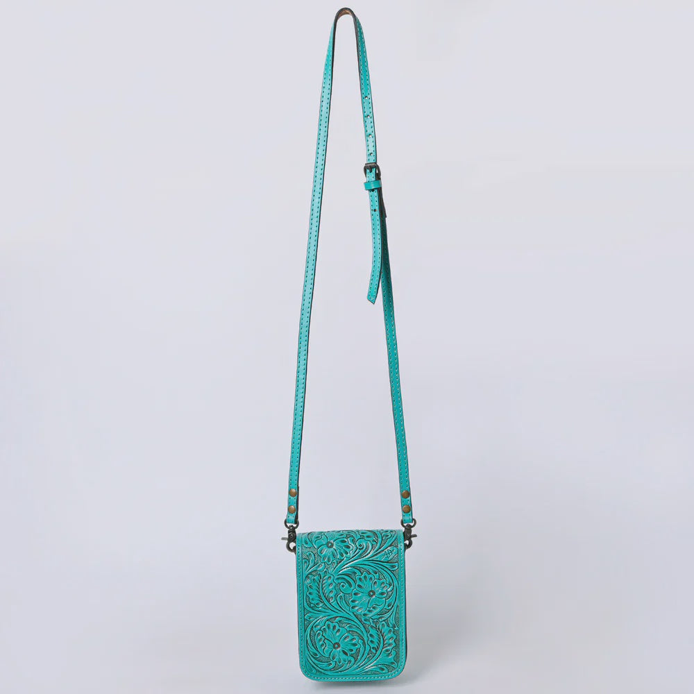 American Darling Leather Purse - Turquoise-1