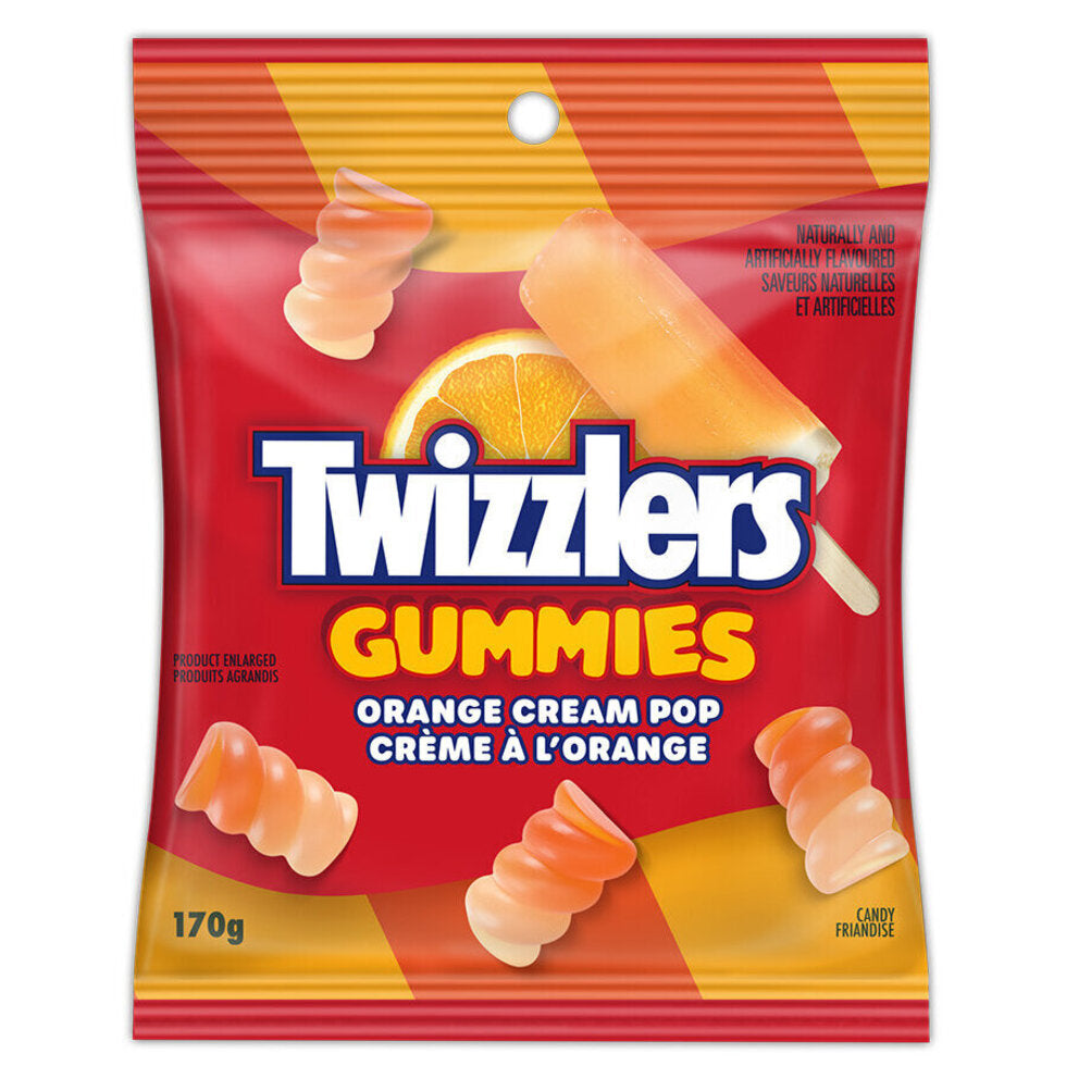 Twizzlers Gummies Orange Cream Pop