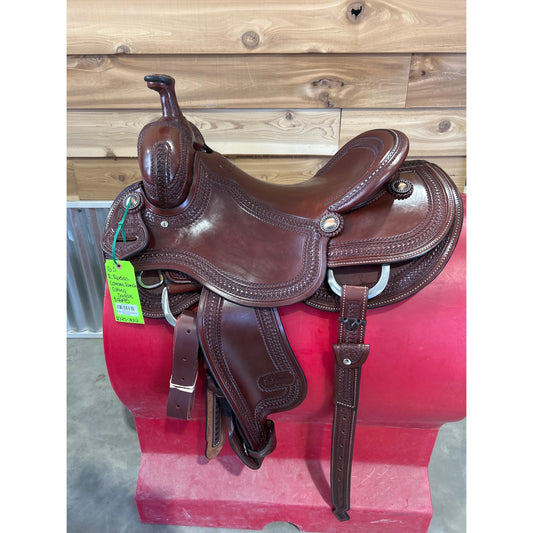 R.Ruelas  Custom 16.5" Ranch Cutting Saddle