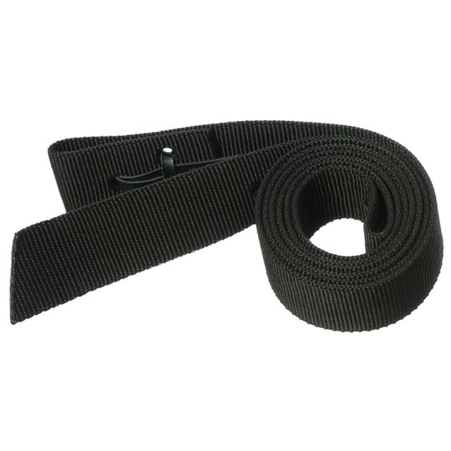 Pony Tie Strap 2 Ply 1 1/4" x 4' Black