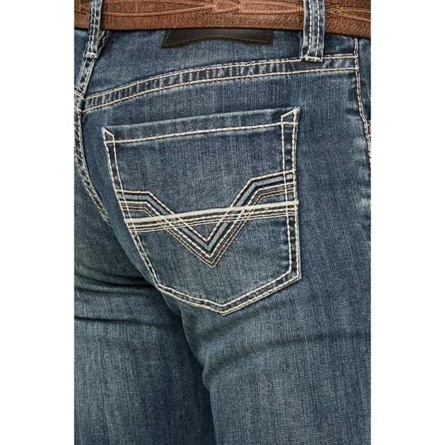 Rock & Roll Men's Two Tone Stitch Revolver Jean