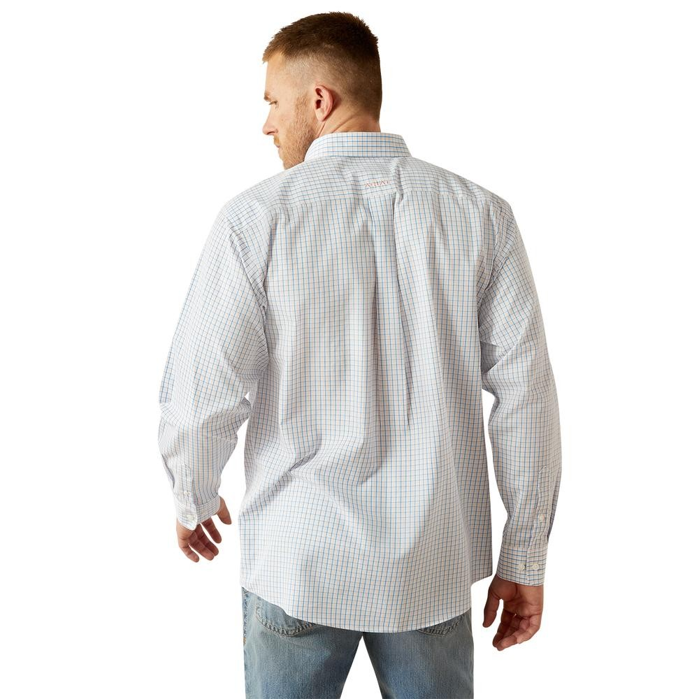 Ariat Men's Long Sleeve Alan Classic Fit Shirt- Blue