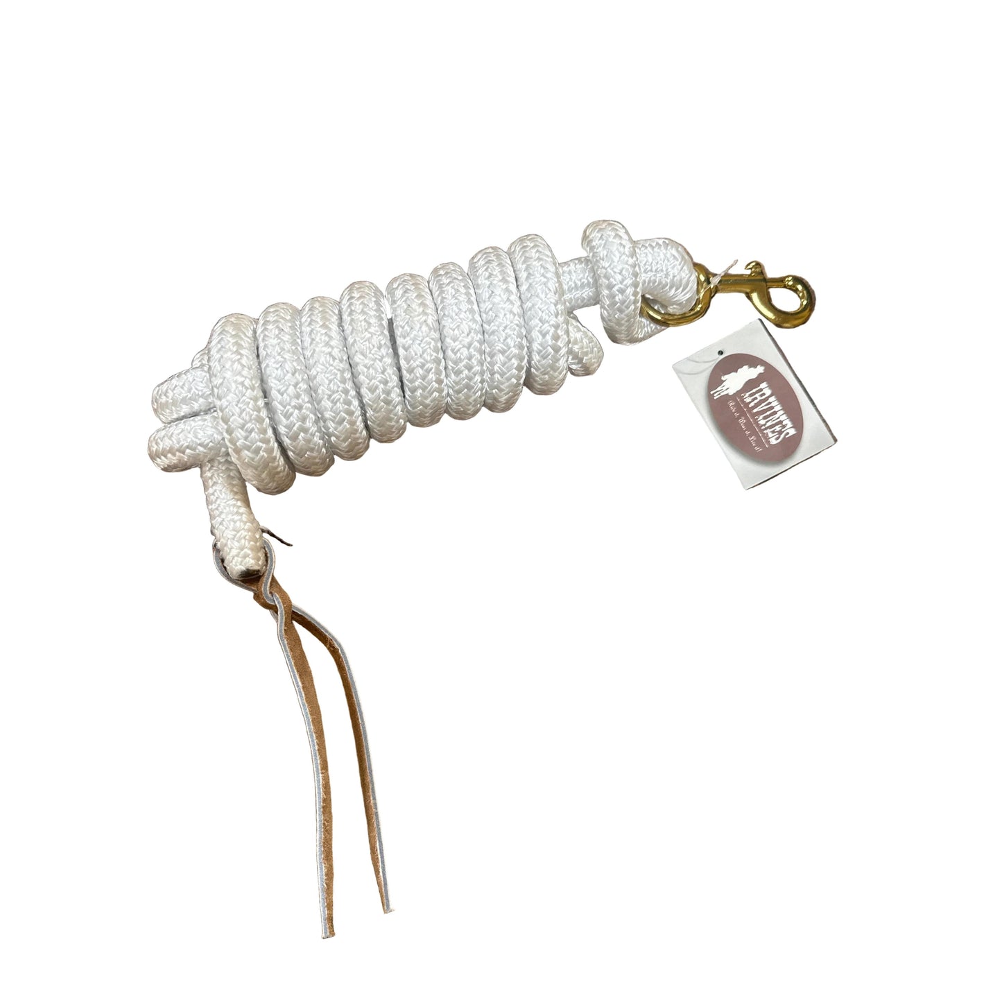 Irvine Cow Lead 9 ft 5/8" Lead w/Brass Plated Bolt Snap (Mixed Colours)