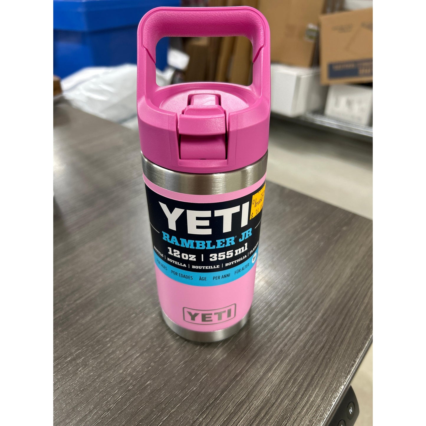 Yeti Rambler Jr 355ml Kids Water Bottle Intl. - Aspen Power Pink Wildflower