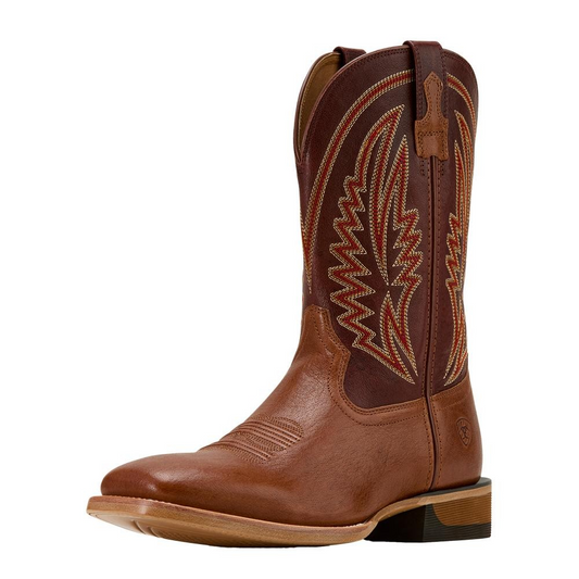 Ariat Men's Sidewinder Wide Square Toe Cowboy Boot- Glory Tan