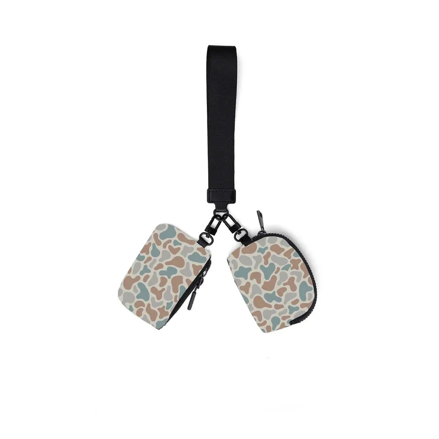 Front Porch Moss Camo Wristlet