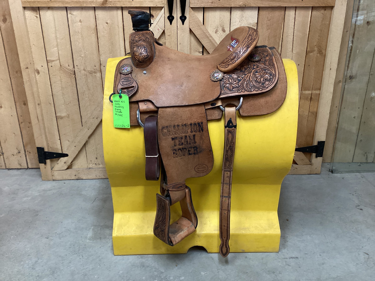 Used 15.5 HNS Saddlery Roping Saddle