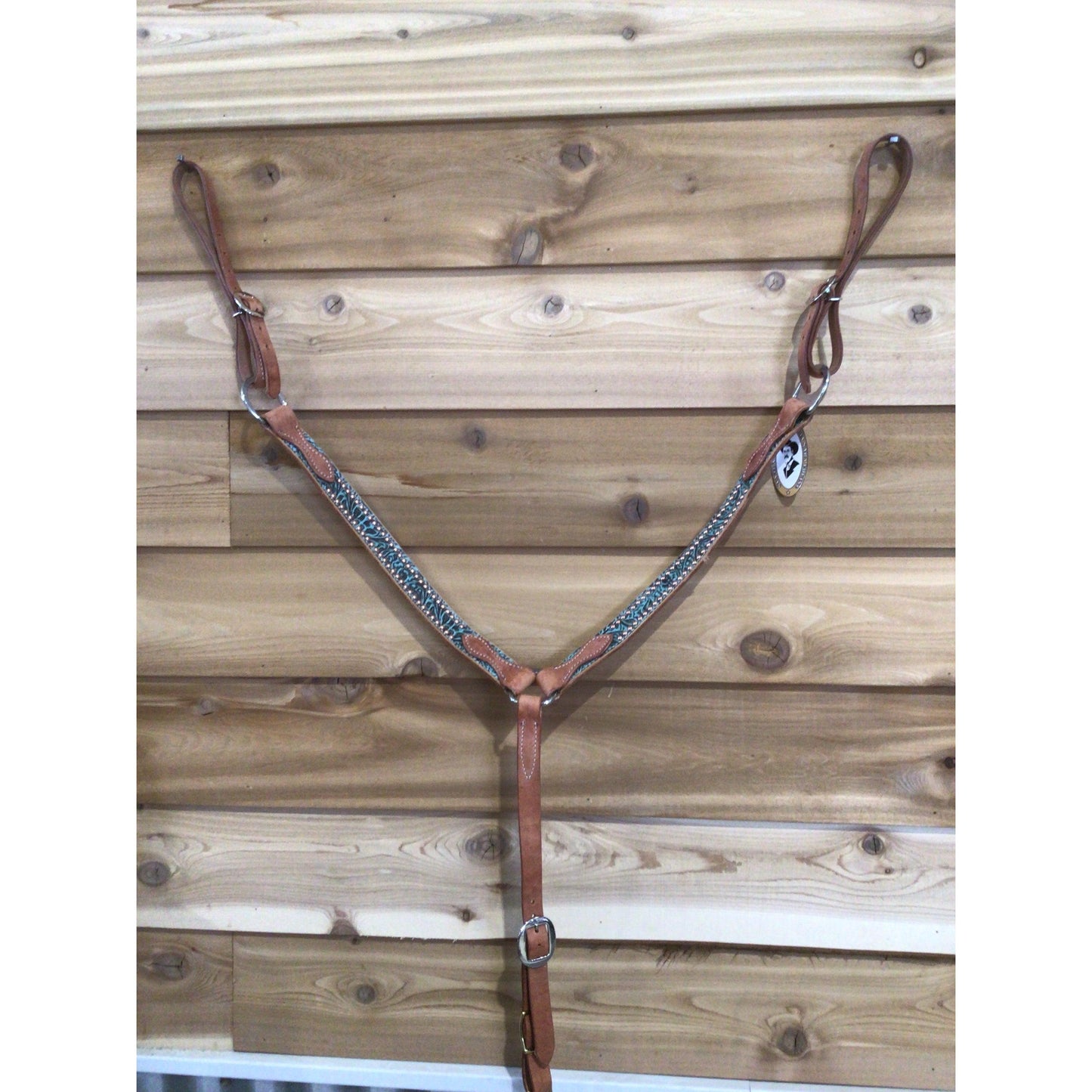 San Saba 1 1/2" Breast Collar W/Spots