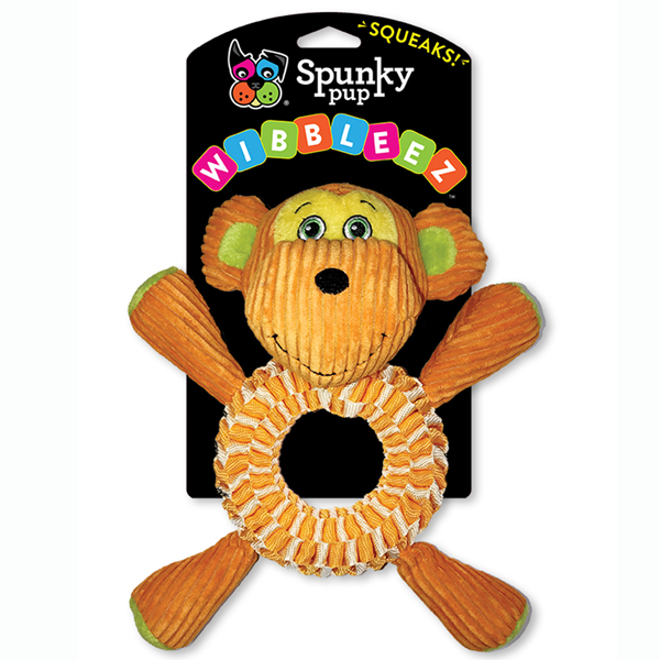 Spunky Pup Wibbleez Tug Toy - Round