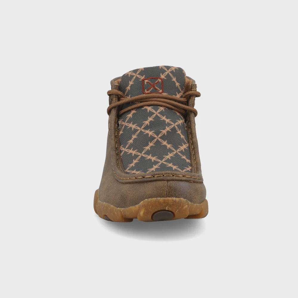 Kids Chukka Driving Moc - Bomber & Pine