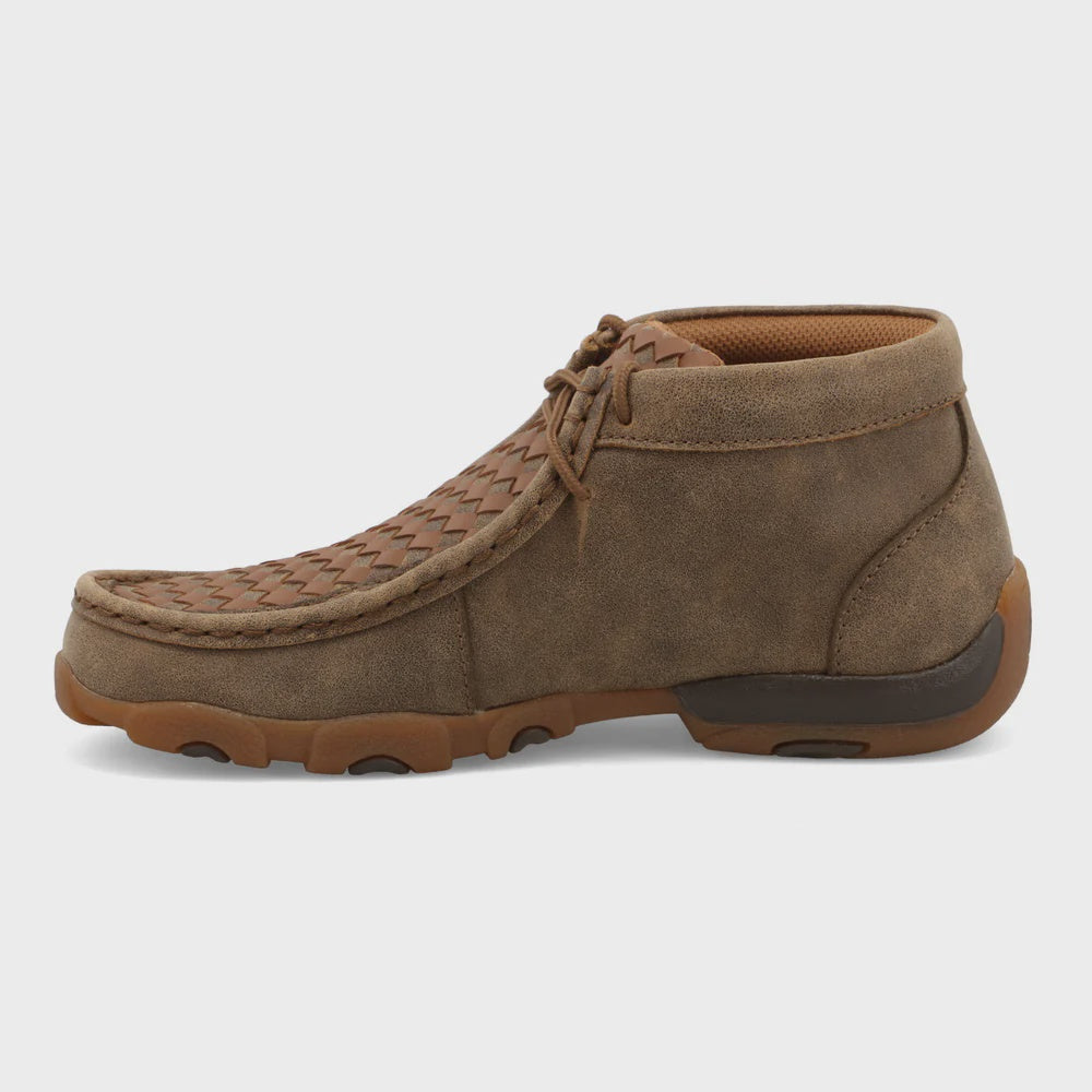 Kids Chukka Driving Moc - Bomber & Tan