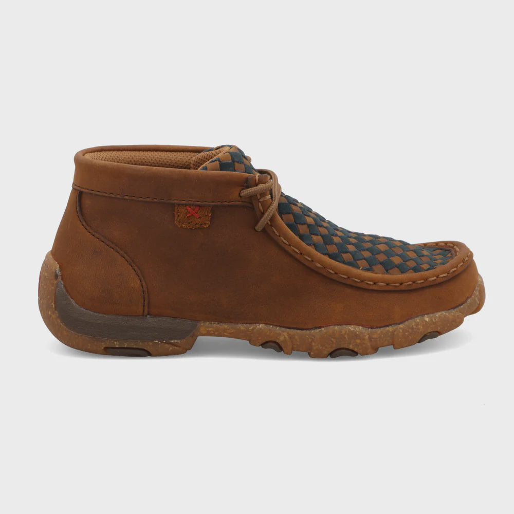 Kids Chukka Driving Moc - Oiled Saddle & Midnight