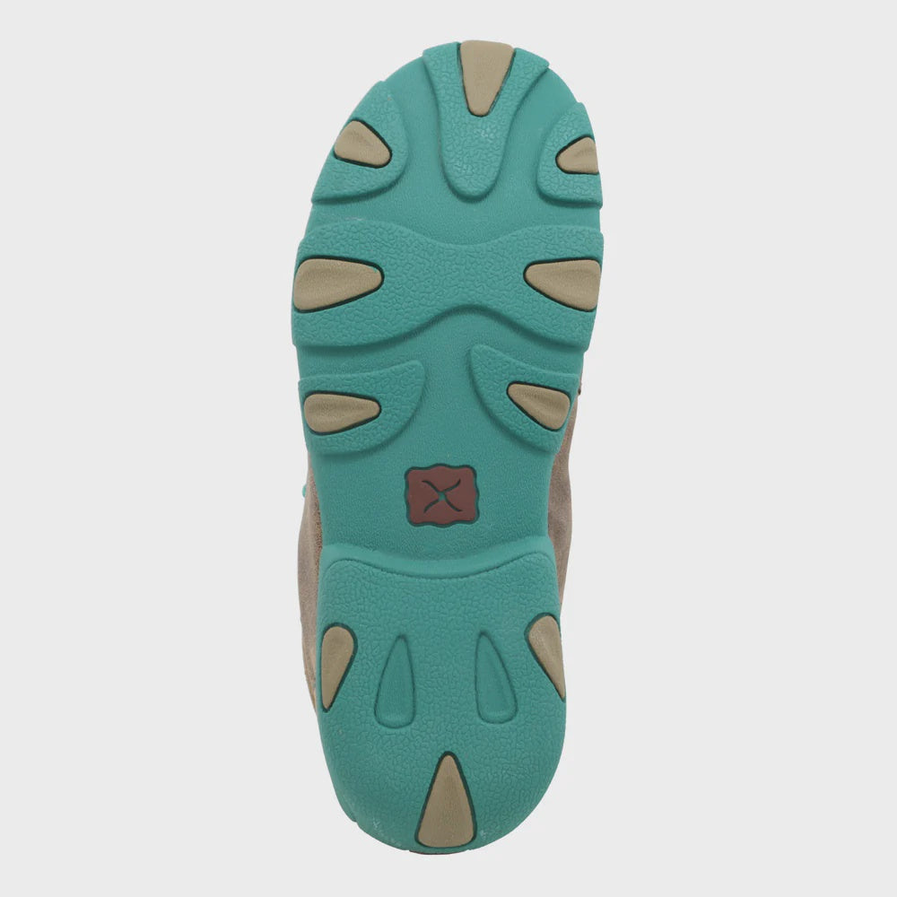 Kids Chukka Driving Moc - Bomber & Turquoise