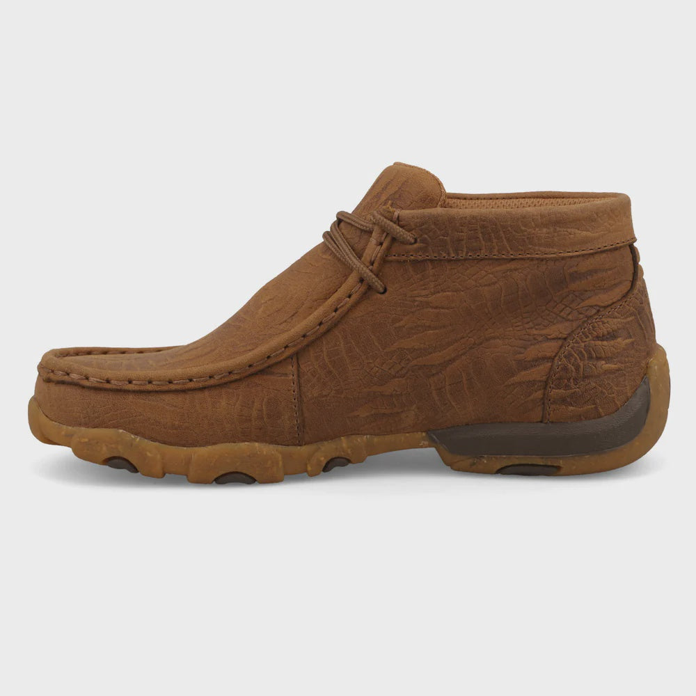 Kids Chukka Driving Moc - Caramel Café
