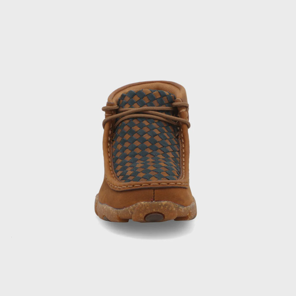 Kids Chukka Driving Moc - Oiled Saddle & Midnight
