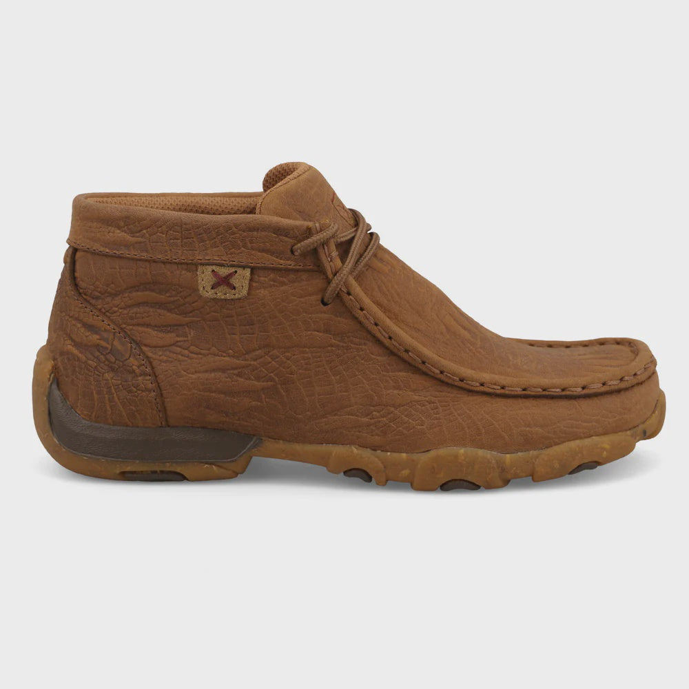 Kids Chukka Driving Moc - Caramel Café
