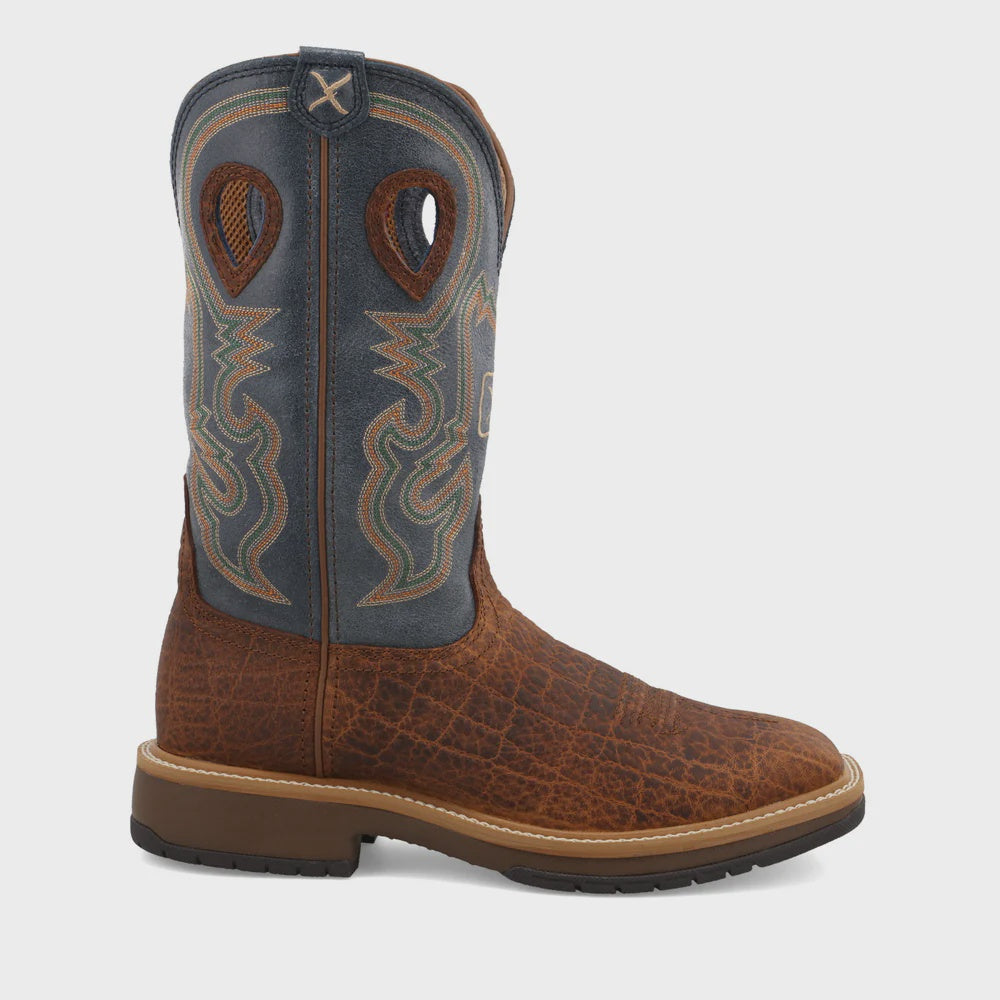 Men's 12" Horseman - Distressed Saddle & Peacock