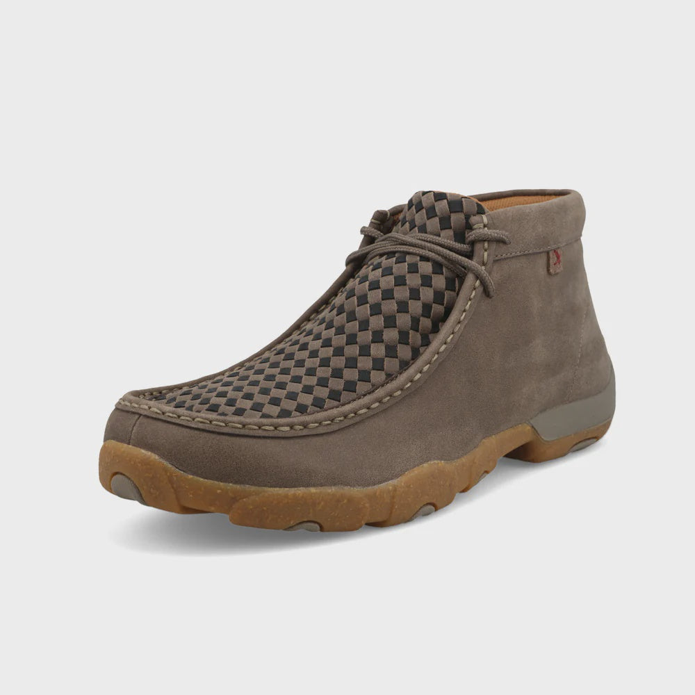 Men's Chukka Driving Moc - Taupe Grey & Black