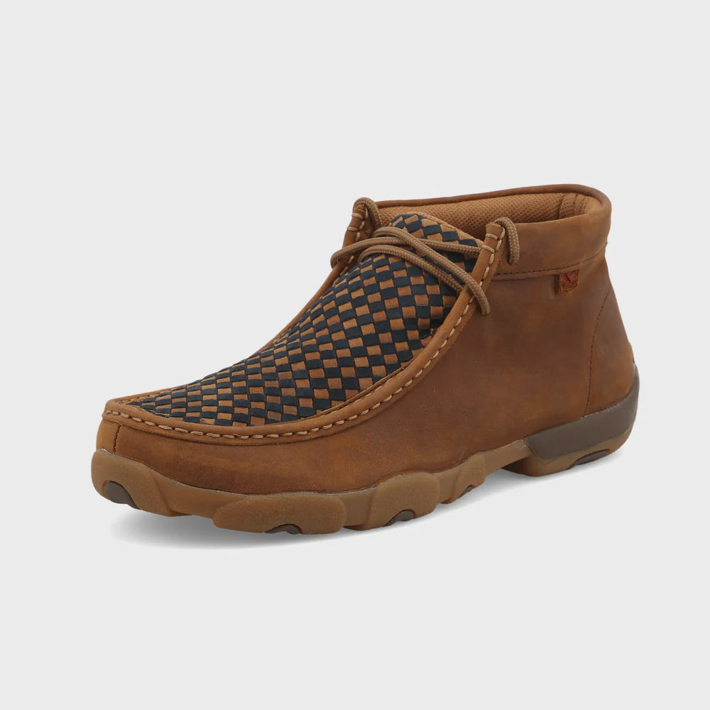 Men's Chukka Driving Moc - Oiled Saddle & Midnight