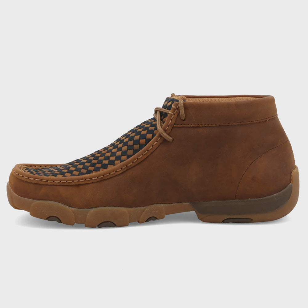 Men's Chukka Driving Moc - Oiled Saddle & Midnight