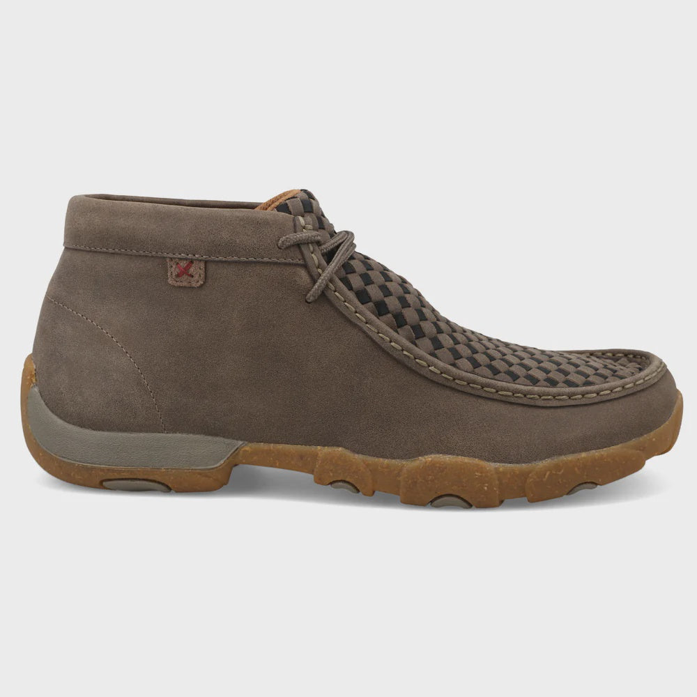Men's Chukka Driving Moc - Taupe Grey & Black