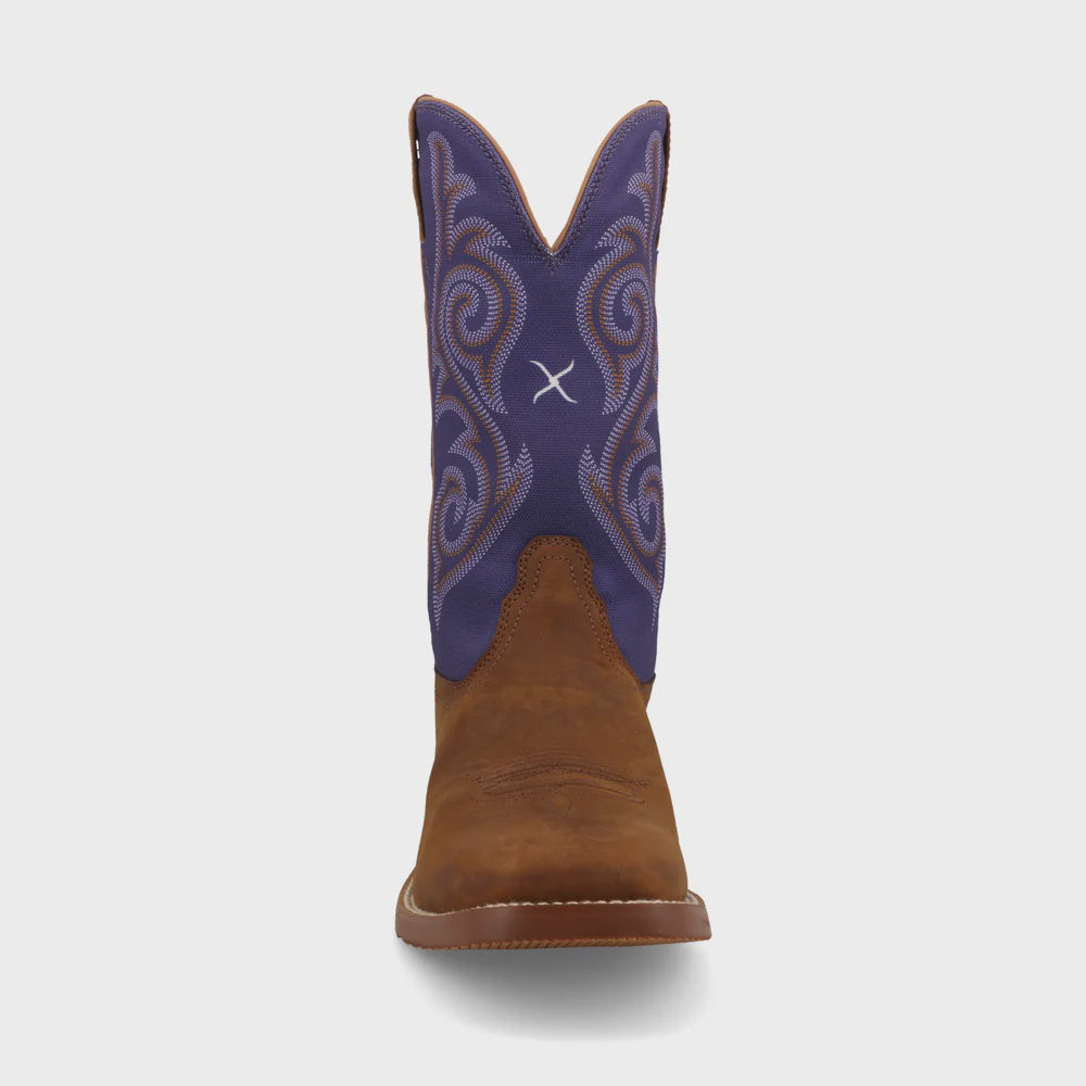 Women's 11" Tech X Boot - Distressed Saddle & Iris
