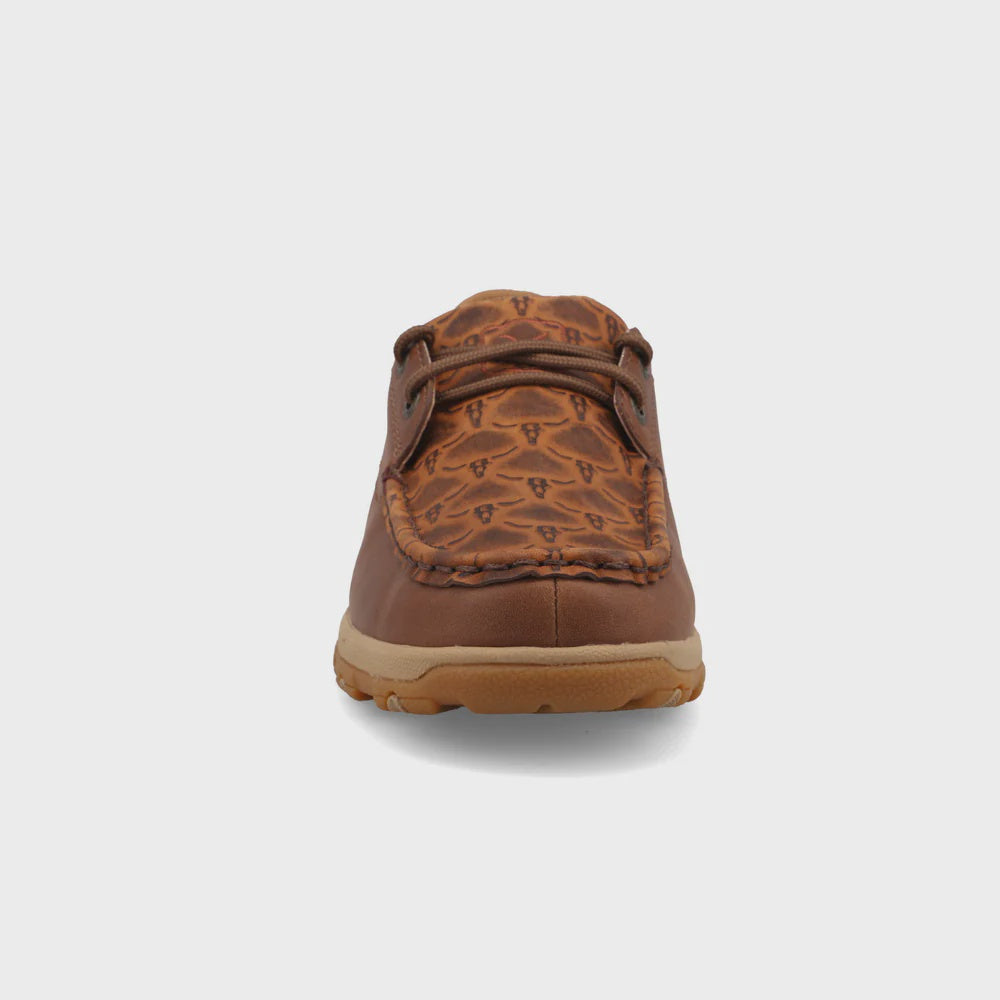 Women's Boat Shoe Driving Moc - Brown Multi & Rustic Brown